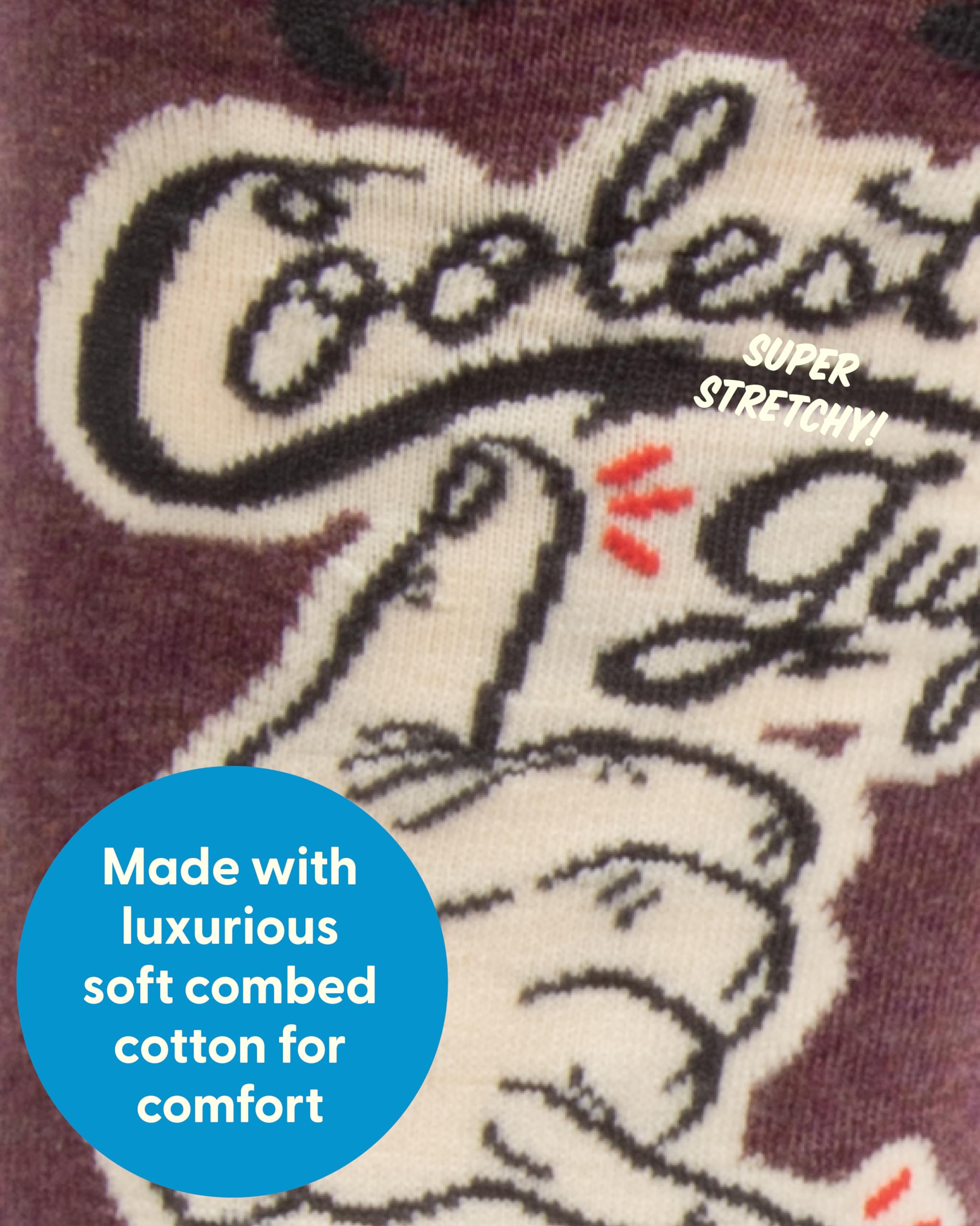 Blue Q Coolest Guy on the Conference Call Men's Funny Crew Socks (fits shoe size 7-12) - Image 3