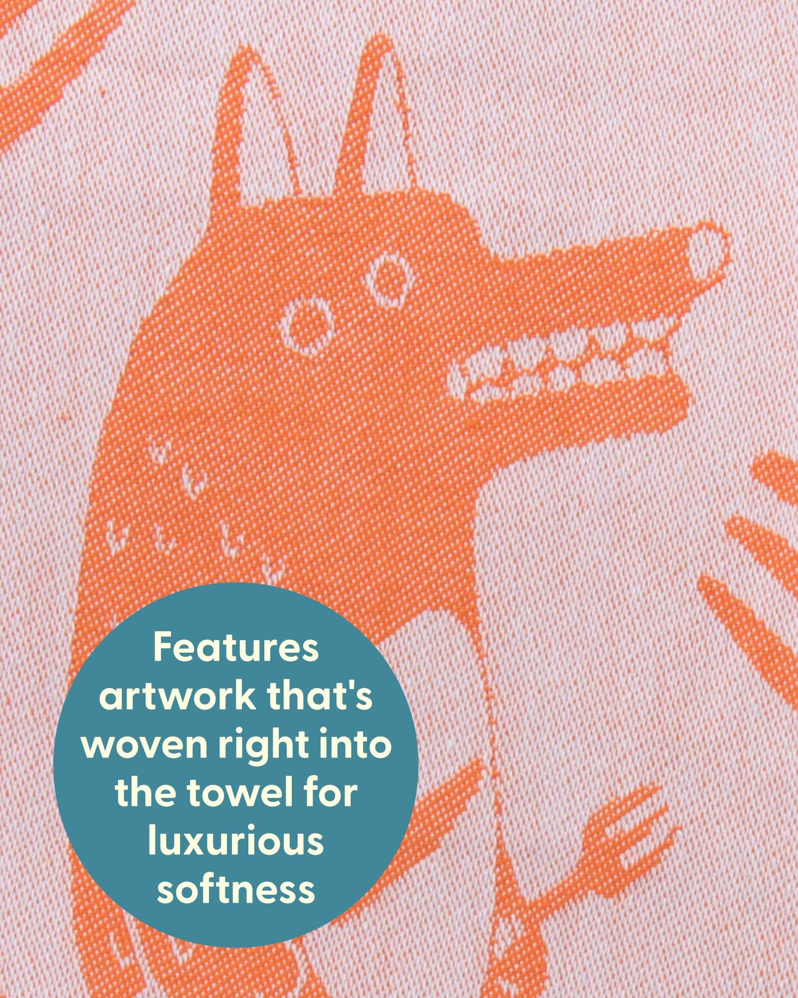 Blue Q Hangry Woven Jacquard Dish Towel - Funny Kitchen Towels, 100% Cotton, Durable, Soft & Super Absorbent, Machine Washable & Fade-Resistant, Functional Gift Ideas, Vibrant Colors, Size: 28" x 21" - Image 3