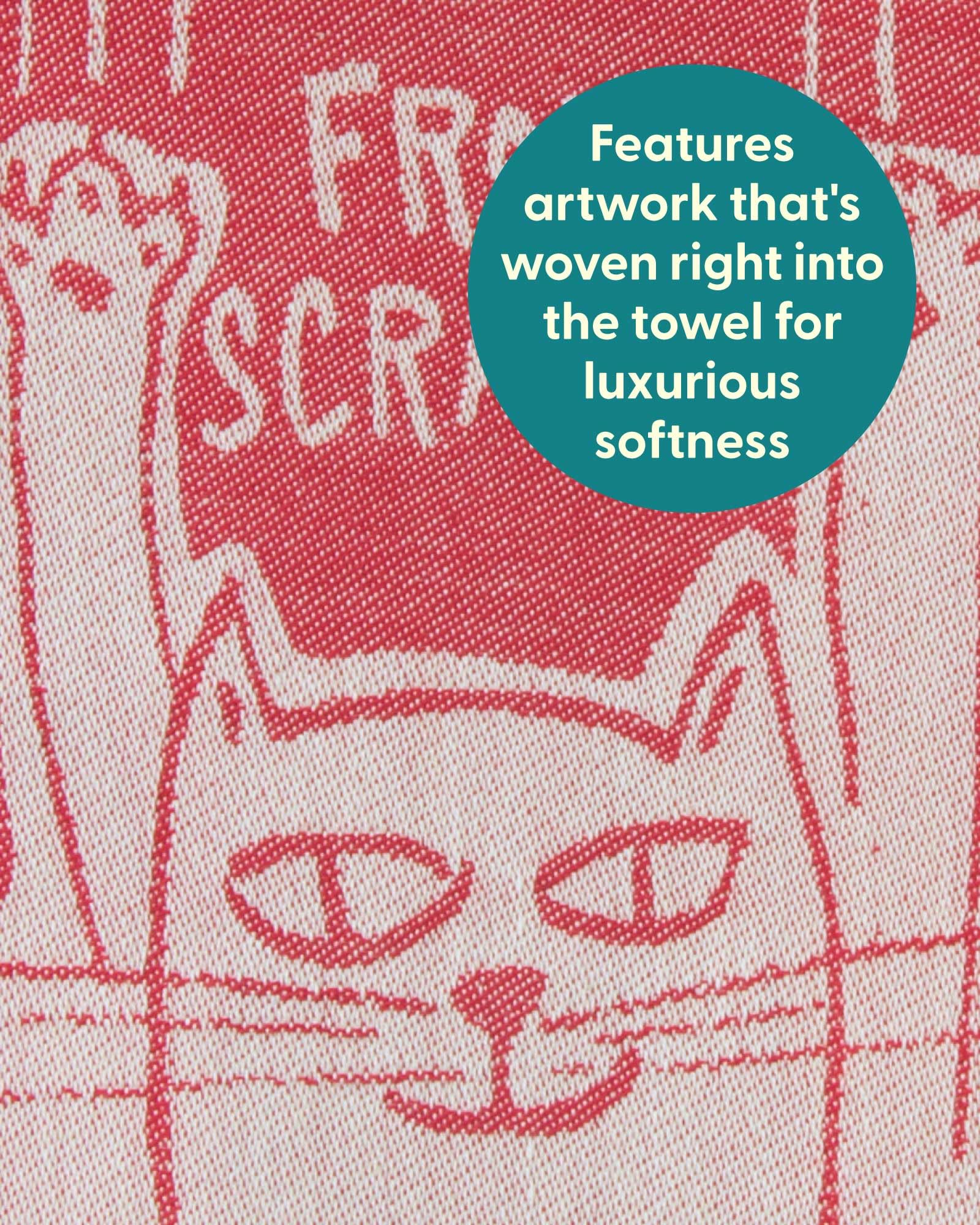 Blue Q Made from Scratch Woven Jacquard Dish Towel - Funny Kitchen Towels, 100% Cotton, Durable, Soft & Super Absorbent, Machine Washable & Fade-Resistant, Functional Gift Ideas, Size 28" x 21" - Image 3