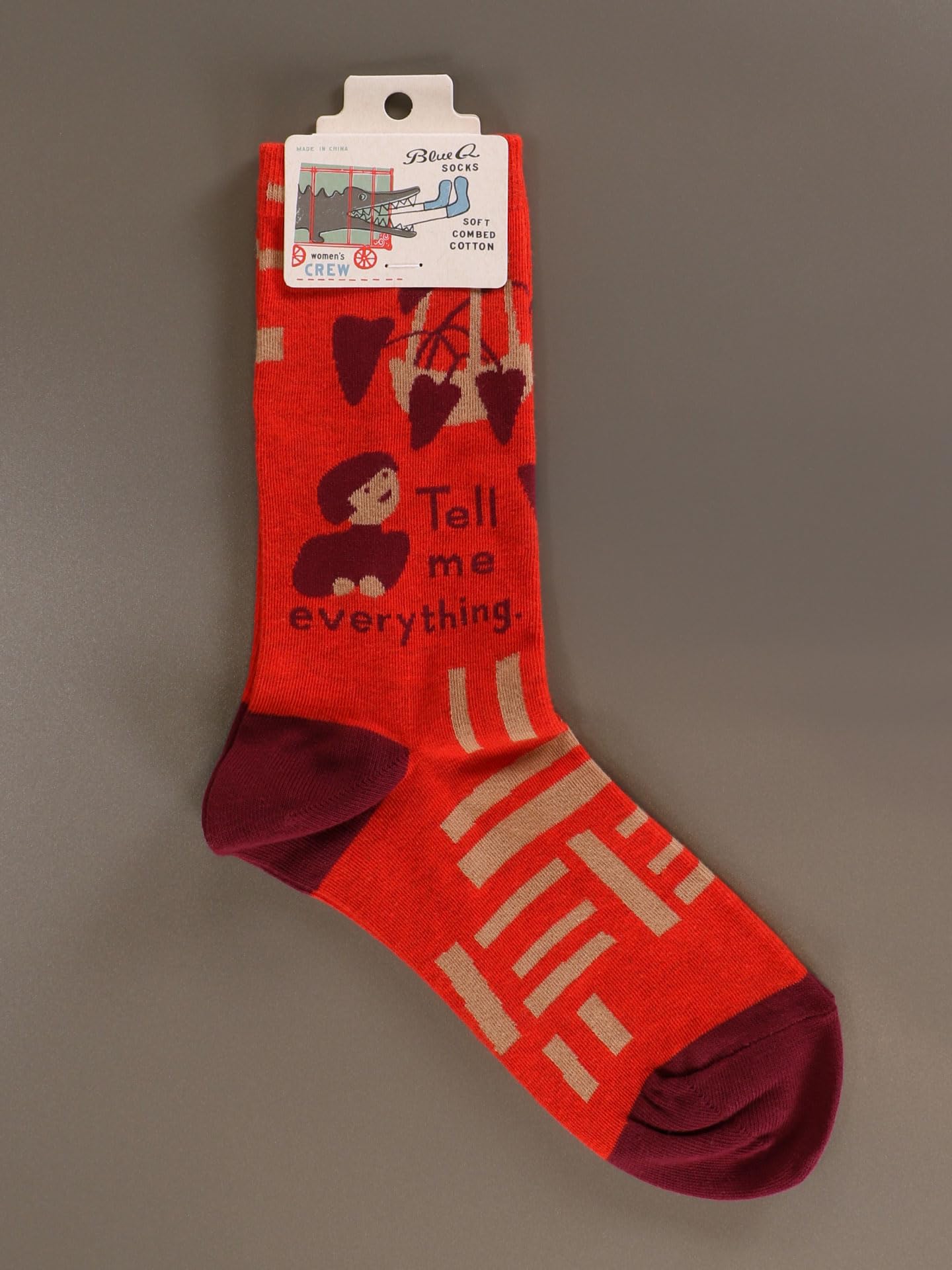 Blue Q Women's Funny Novelty Crazy Crew Socks with Sayings - Image 4