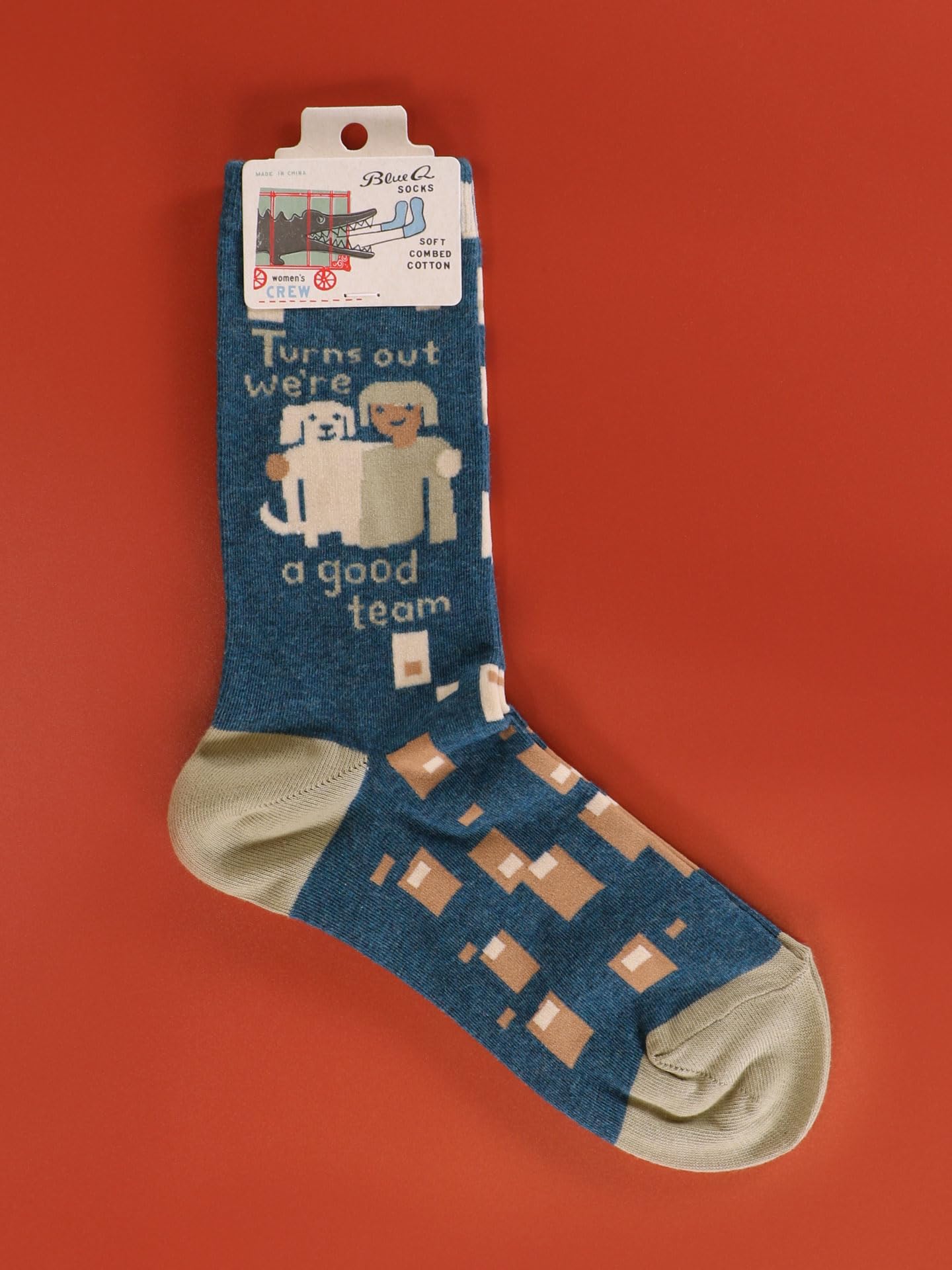 Blue Q Women's Funny Novelty Crazy Crew Socks with Sayings - Image 5