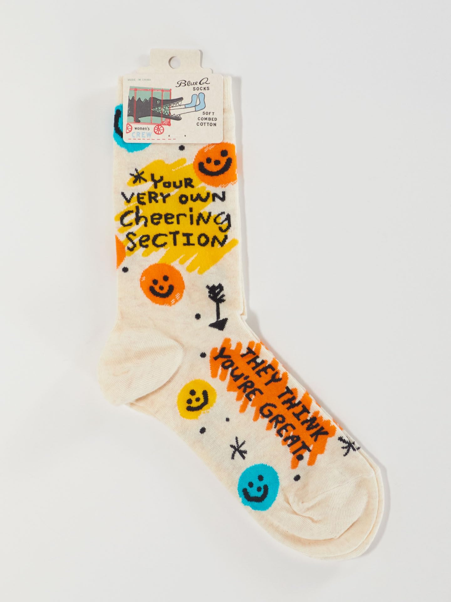 Blue Q Women's Funny Novelty Crazy Crew Socks with Sayings - Image 7