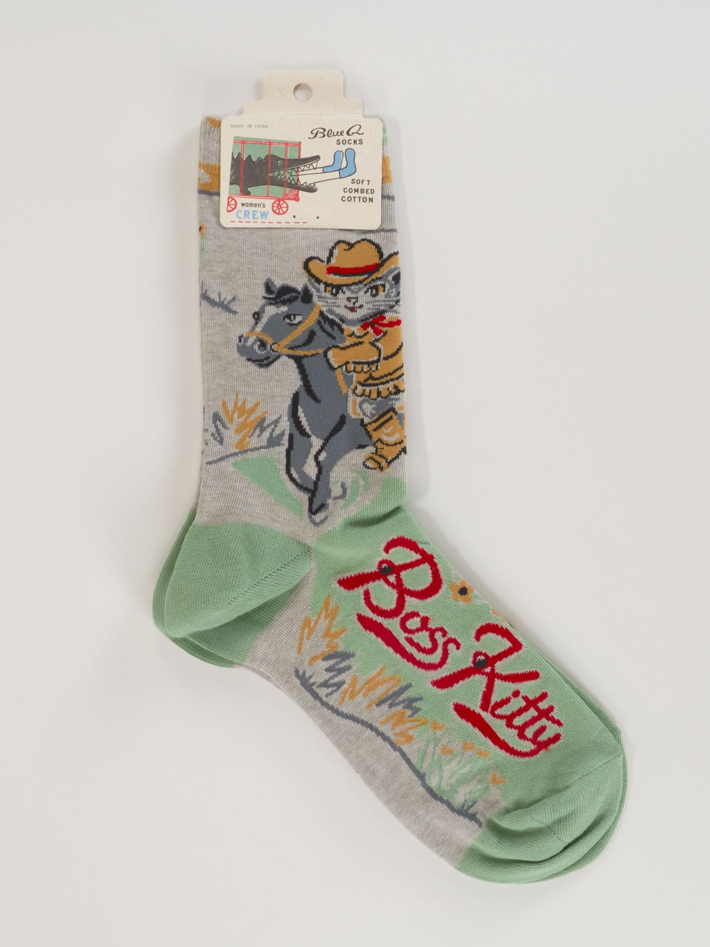 Blue Q Women's Funny Novelty Crazy Crew Socks with Sayings - Image 5