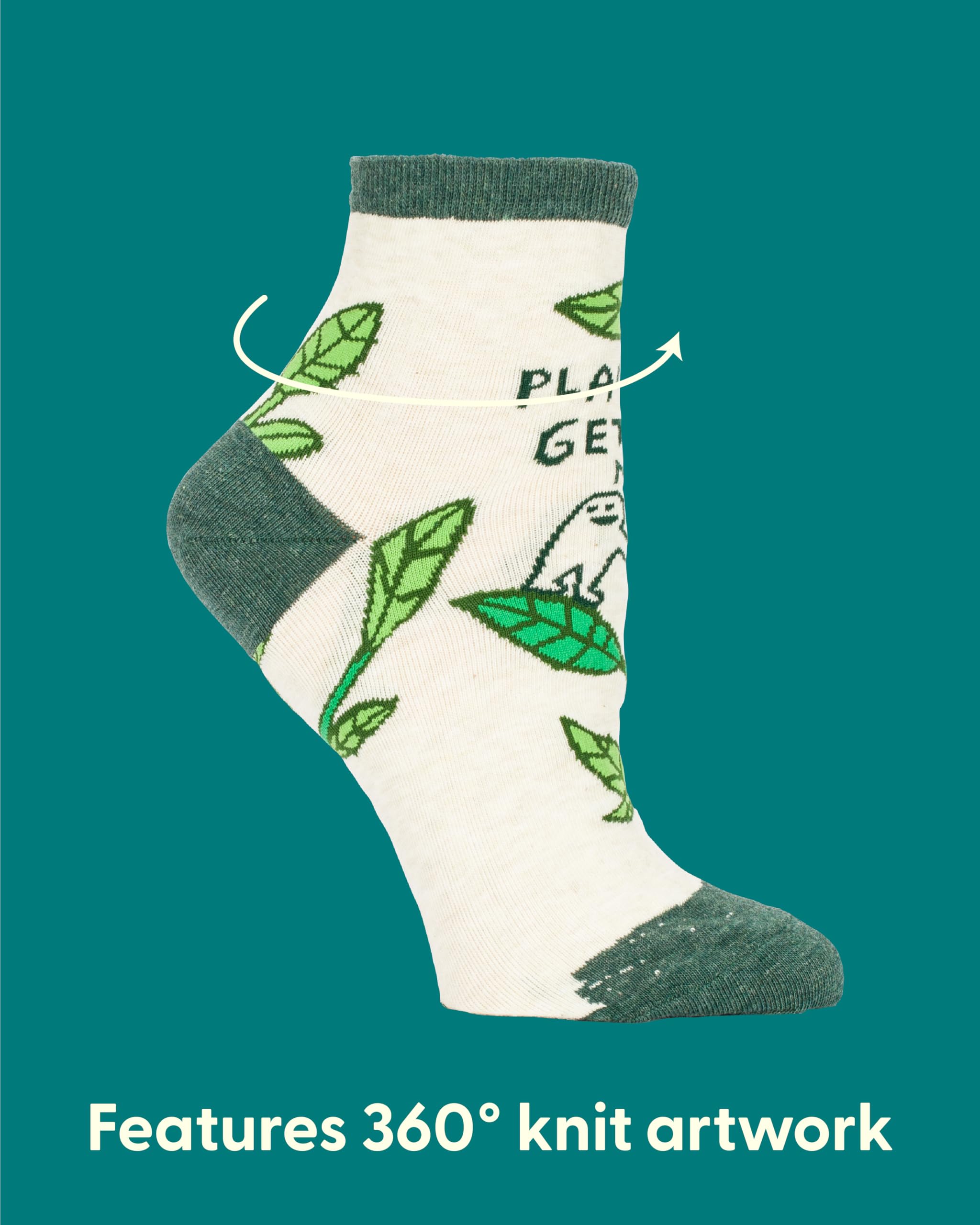 Blue Q Women's Novelty Ankle Socks (fit women's shoe size 5-10) - Image 3