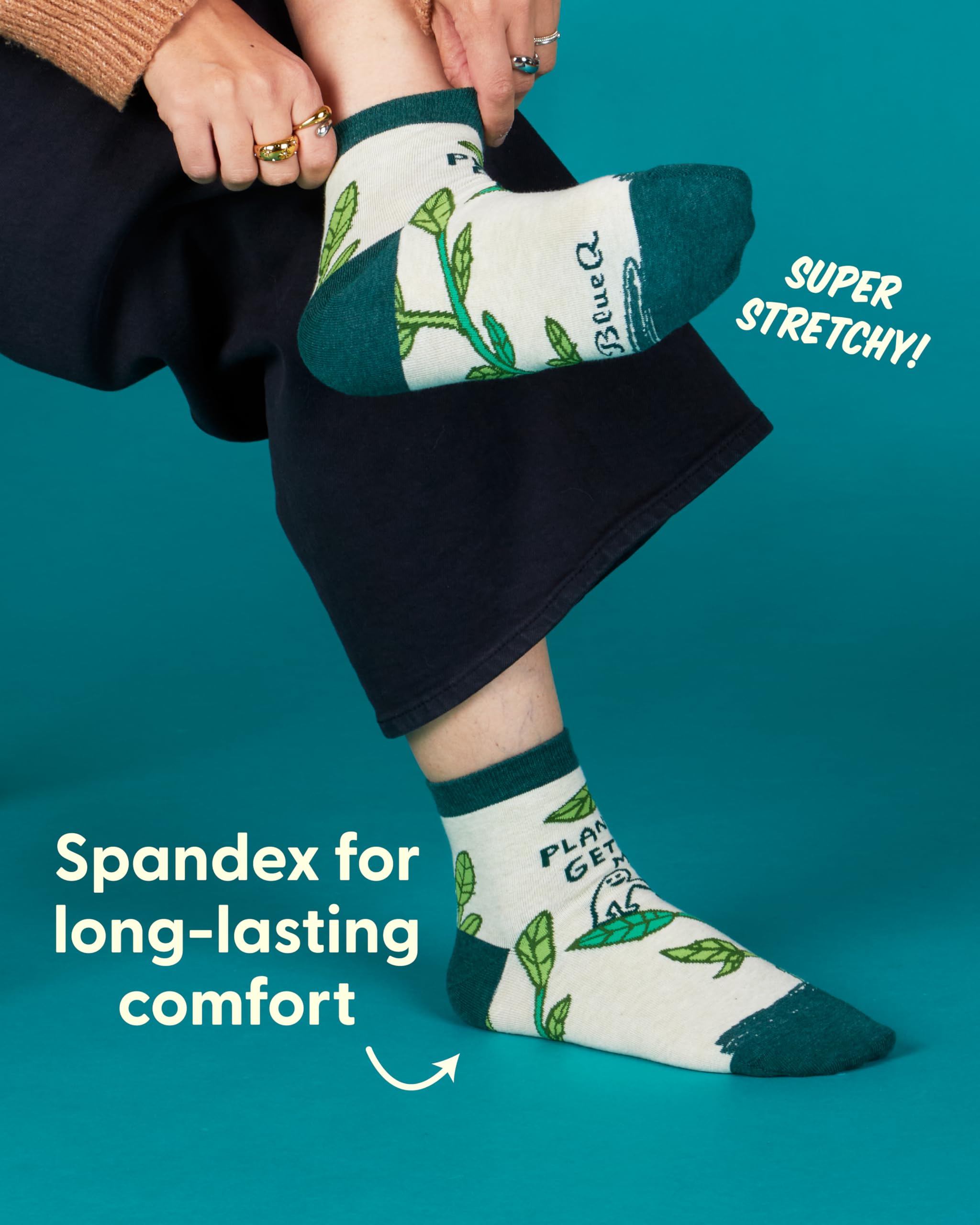 Blue Q Women's Novelty Ankle Socks (fit women's shoe size 5-10) - Image 5