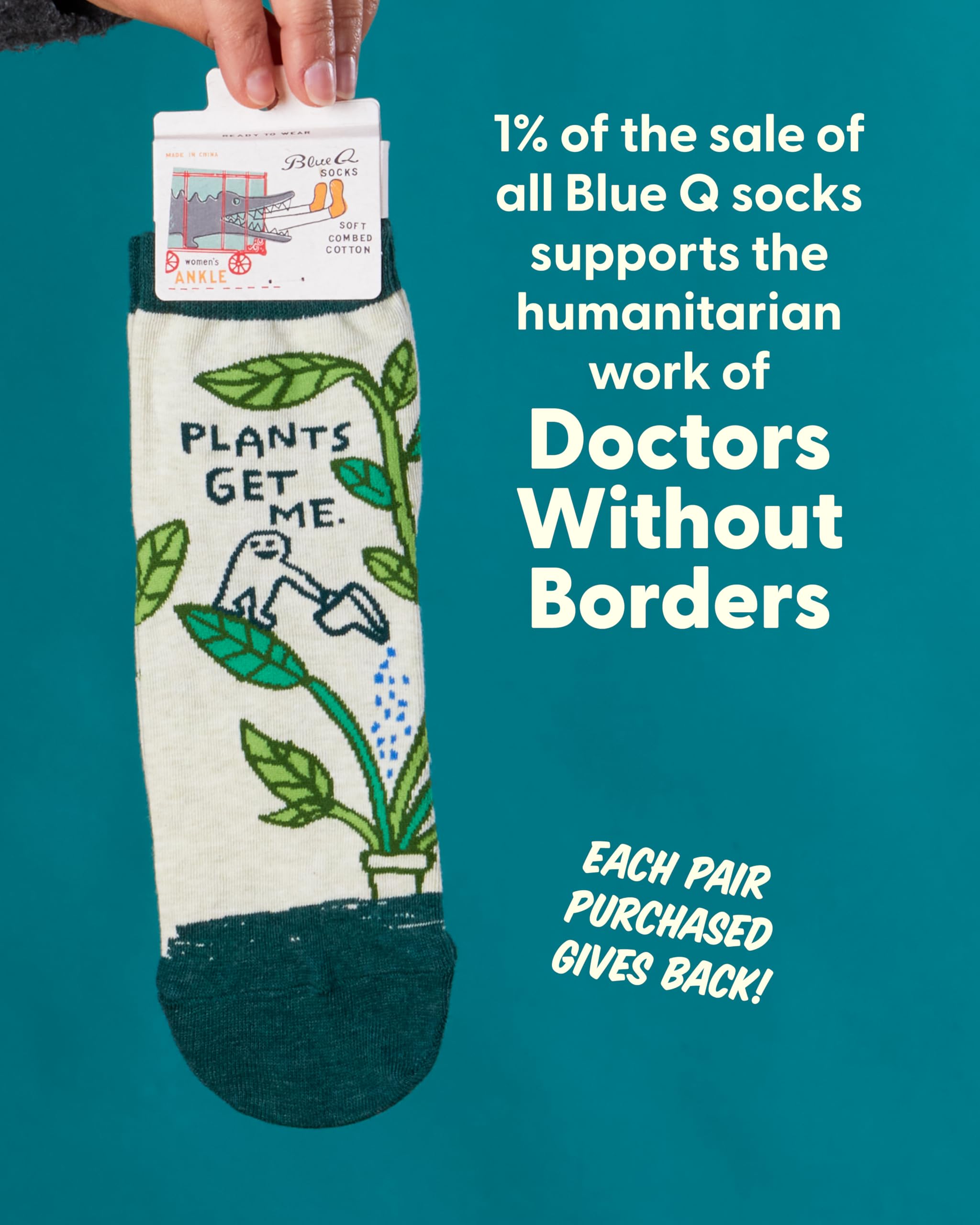 Blue Q Women's Novelty Ankle Socks (fit women's shoe size 5-10) - Image 6